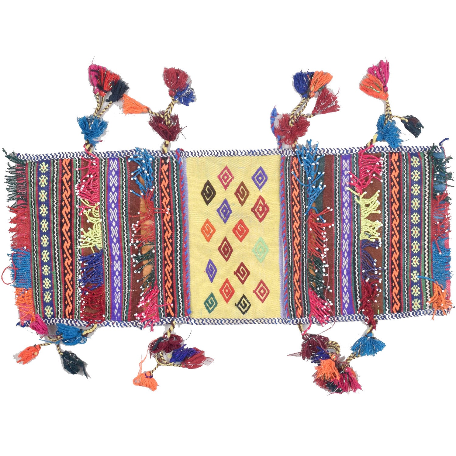 Saddle Bag Handmade Multi Floral 1x2 ft