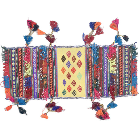 Saddle Bag Handmade Multi Floral 1x2 ft