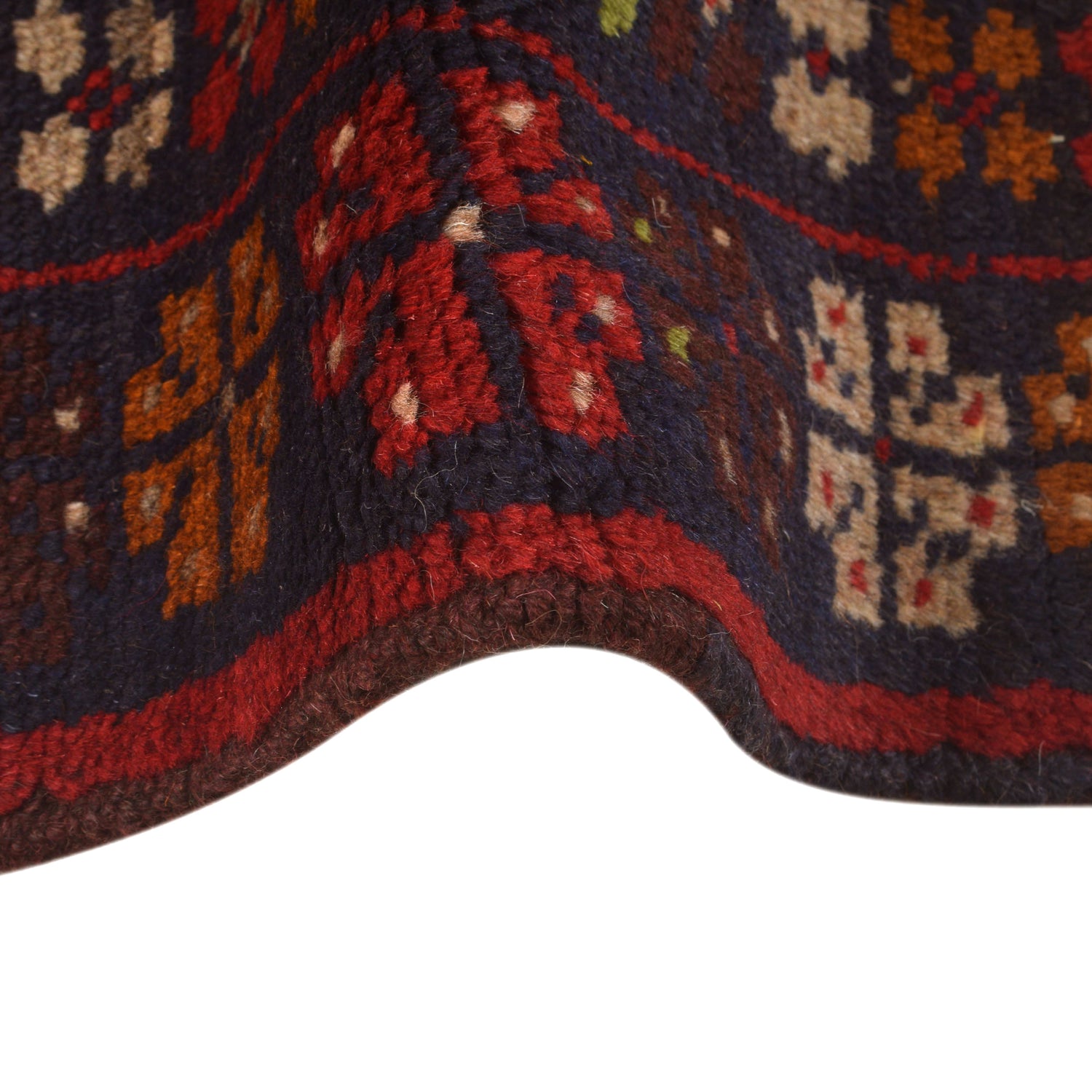 Kohistani Area Rug Handmade Multi Geometric 5x8 ft