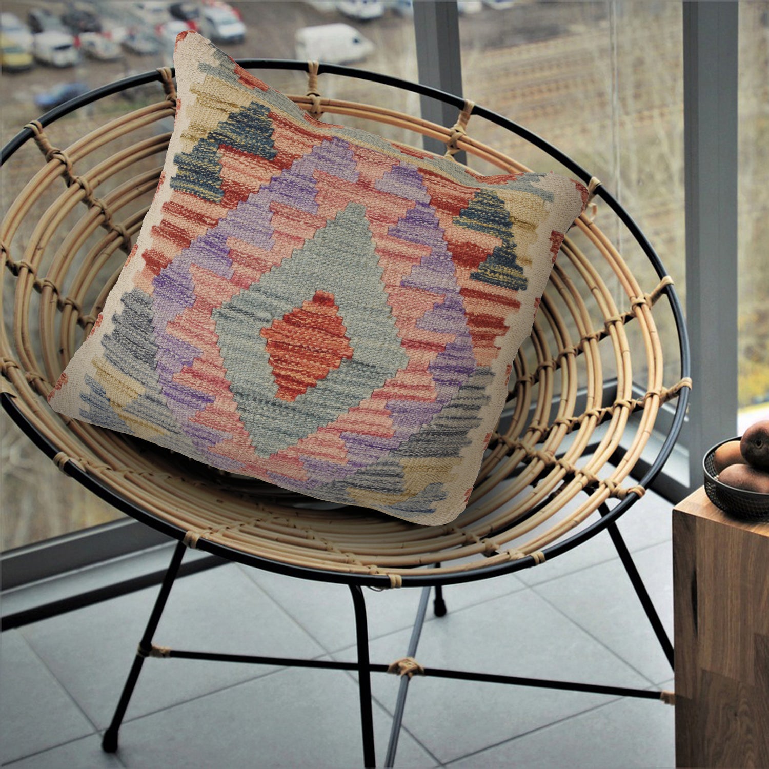 Handmade Kilim Cushion Cover Multi