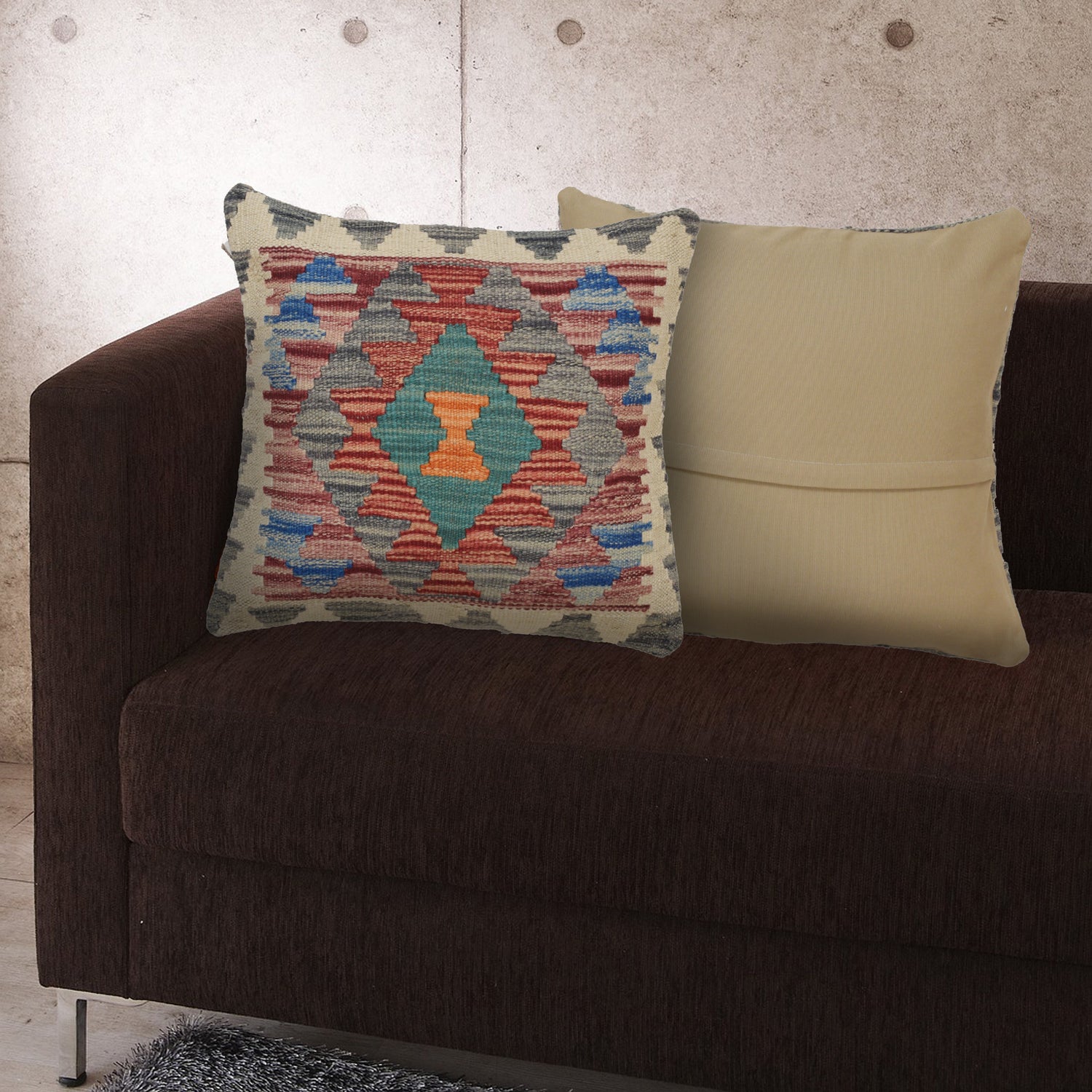 Handmade Kilim Cushion Cover Multi
