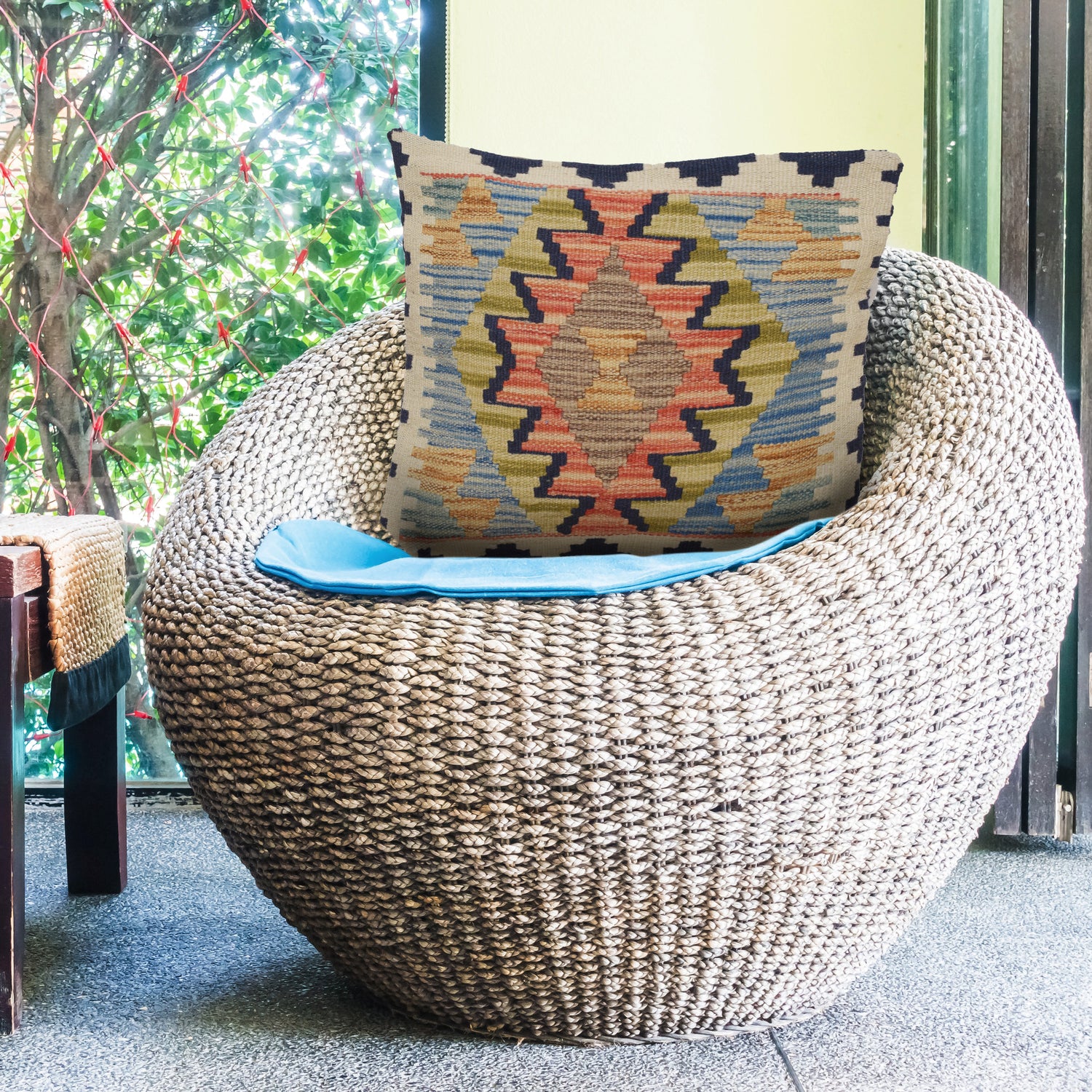 Handmade Kilim Cushion Cover Multi