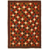 Baluchi Rug Handmade Orange Geometric 3x5 ft