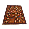 Baluchi Rug Handmade Orange Geometric 3x5 ft
