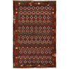 Baluchi Rug Handmade Brown Geometric 3x5 ft
