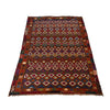 Baluchi Rug Handmade Brown Geometric 3x5 ft