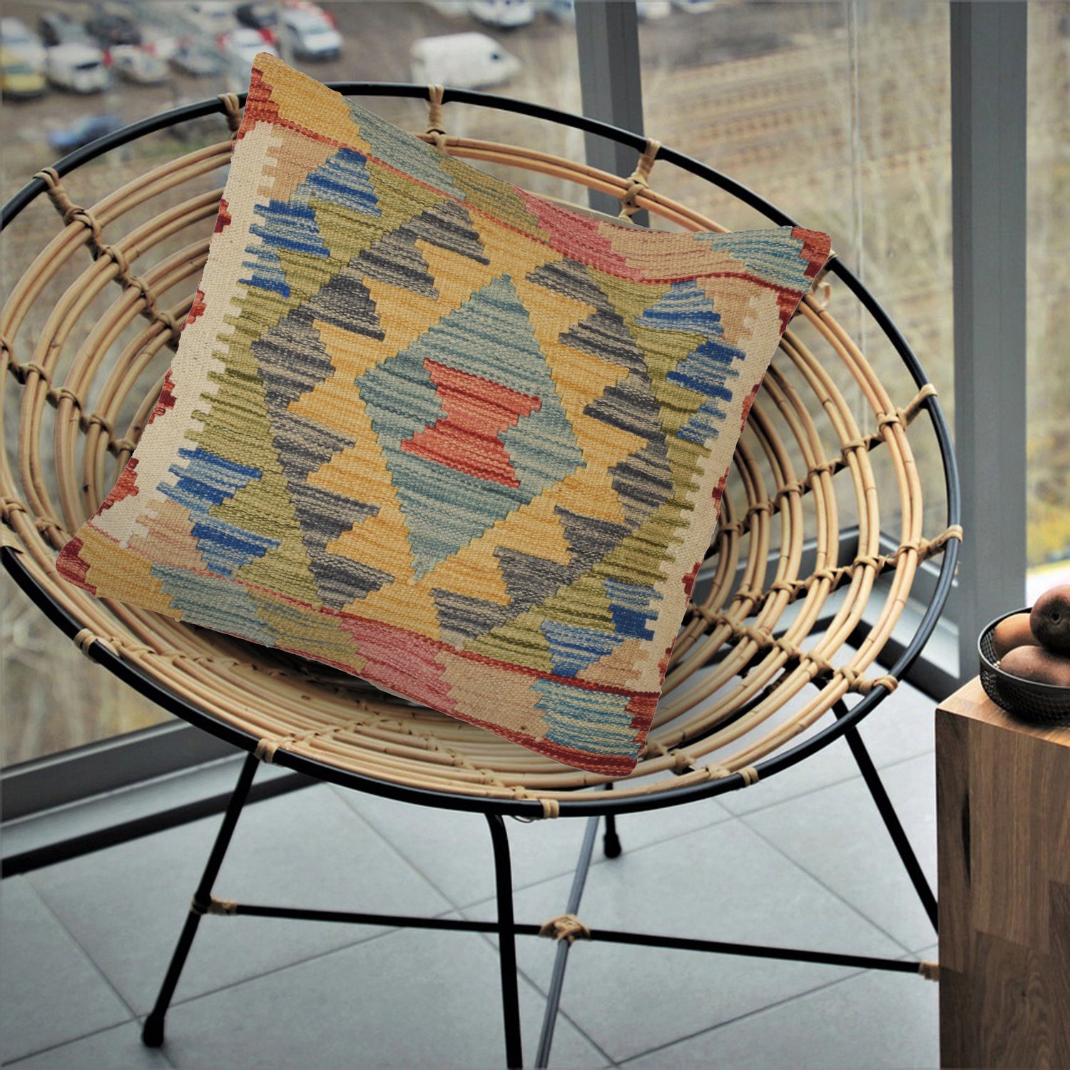 Handmade Kilim Cushion Cover Multi