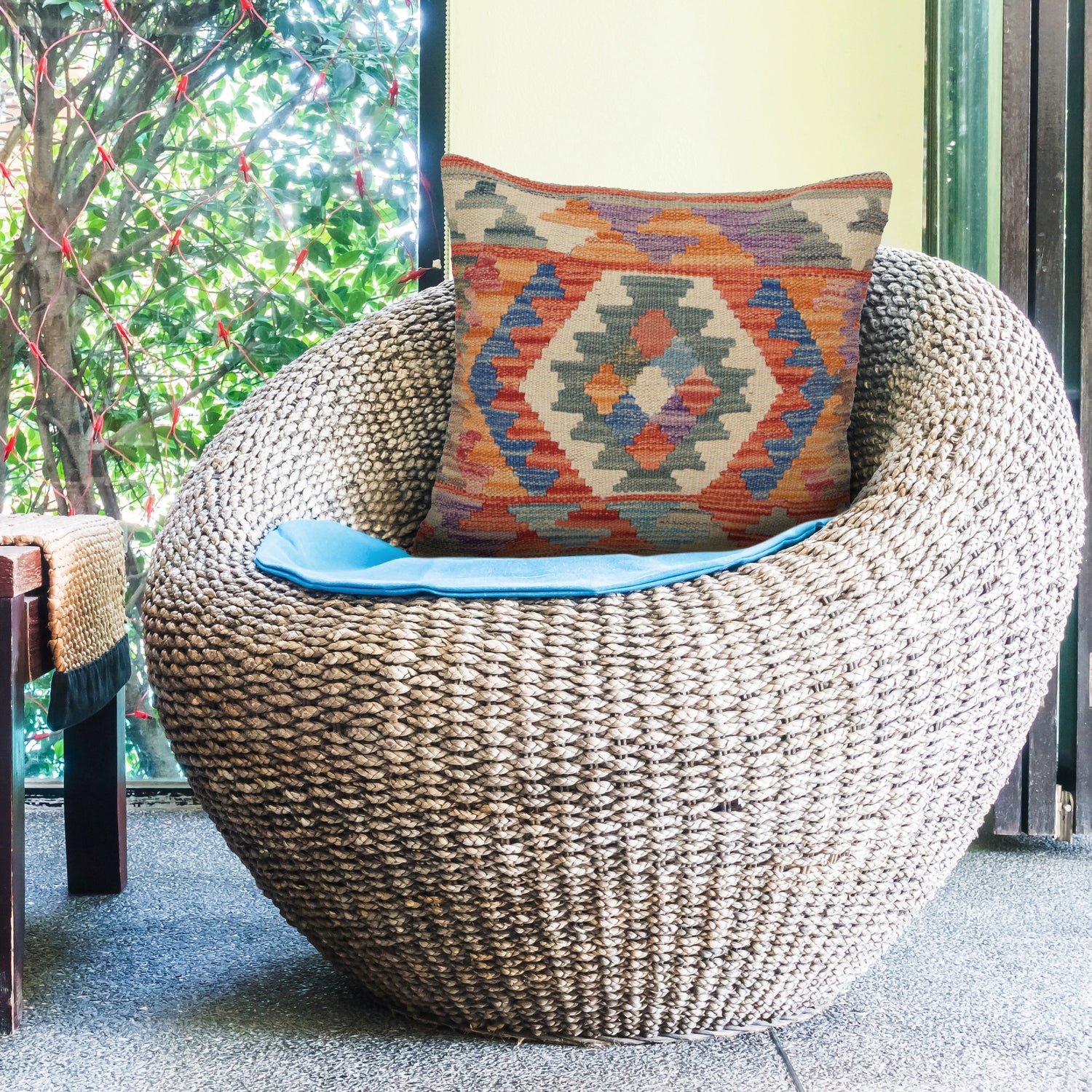 Handmade Kilim Cushion Cover Multi