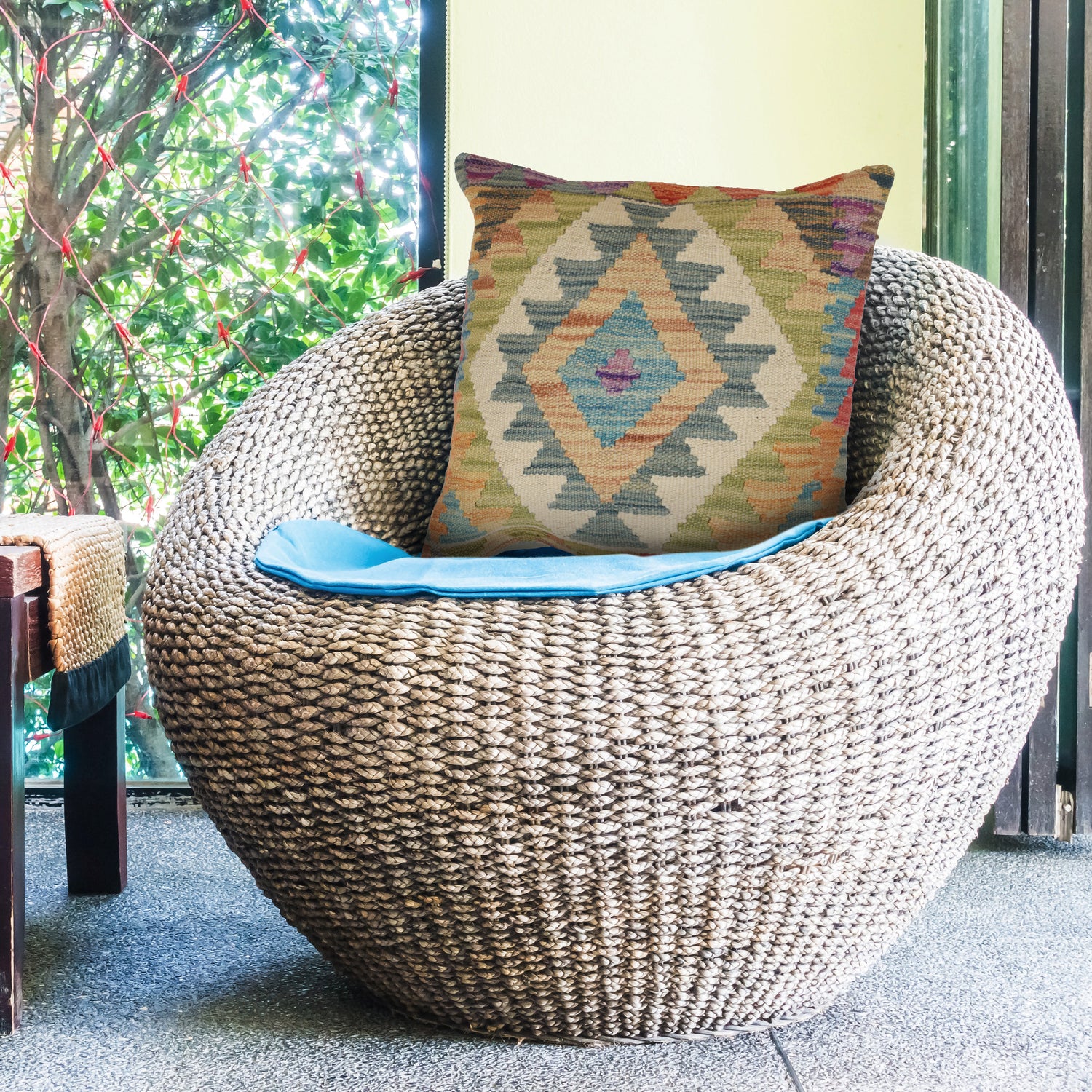 Handmade Kilim Cushion Cover Multi