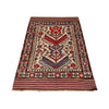 Barjasta Area Rug Handmade Beige Floral 4x6 ft
