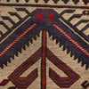 Barjasta Area Rug Handmade Beige Floral 4x6 ft
