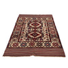 Barjasta Area Rug Handmade Beige Floral 4x6 ft