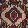 Barjasta Area Rug Handmade Beige Floral 4x6 ft