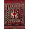 Barjasta Area Rug Handmade Beige Floral 4x6 ft