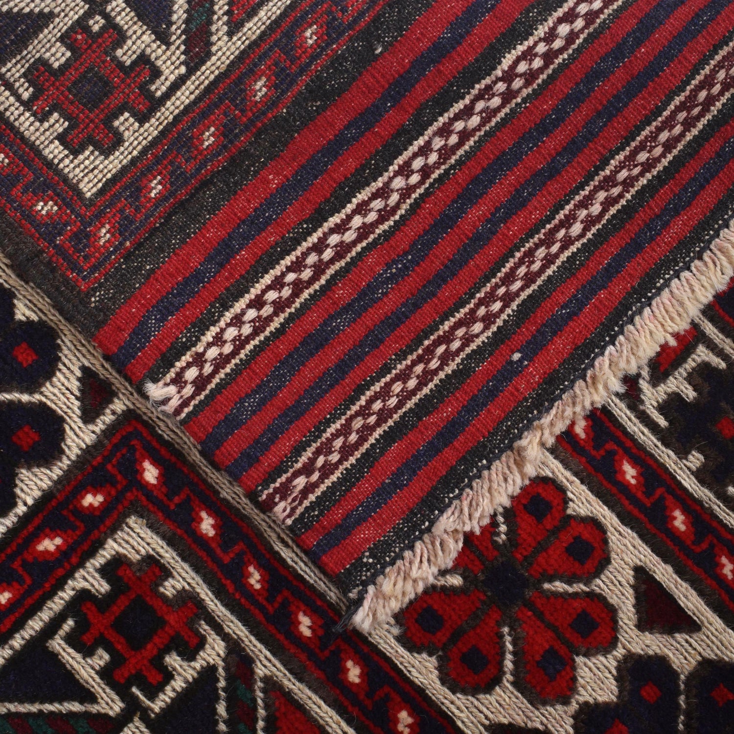 Barjasta Area Rug Handmade Beige Floral 4x6 ft