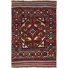 Barjasta Area Rug Handmade Beige Floral 4x6 ft