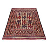 Saghari Kilim Area Rug Handmade Beige Floral 6x9 ft