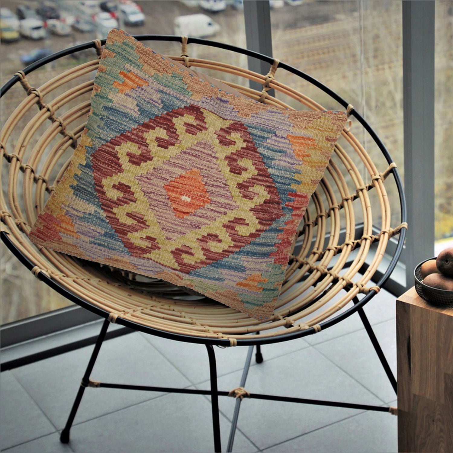 Handmade Kilim Cushion Cover Multi