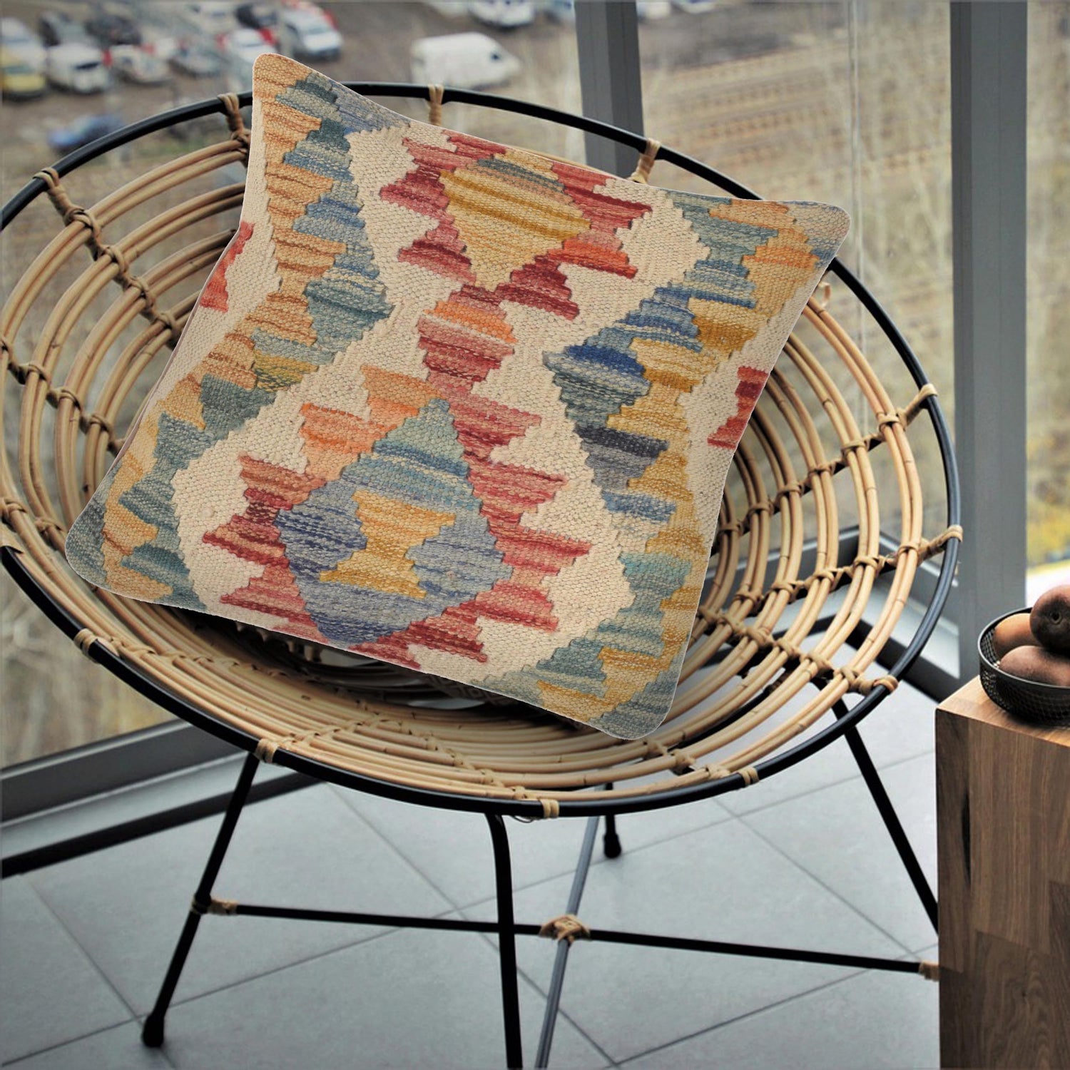 Handmade Kilim Cushion Cover Multi