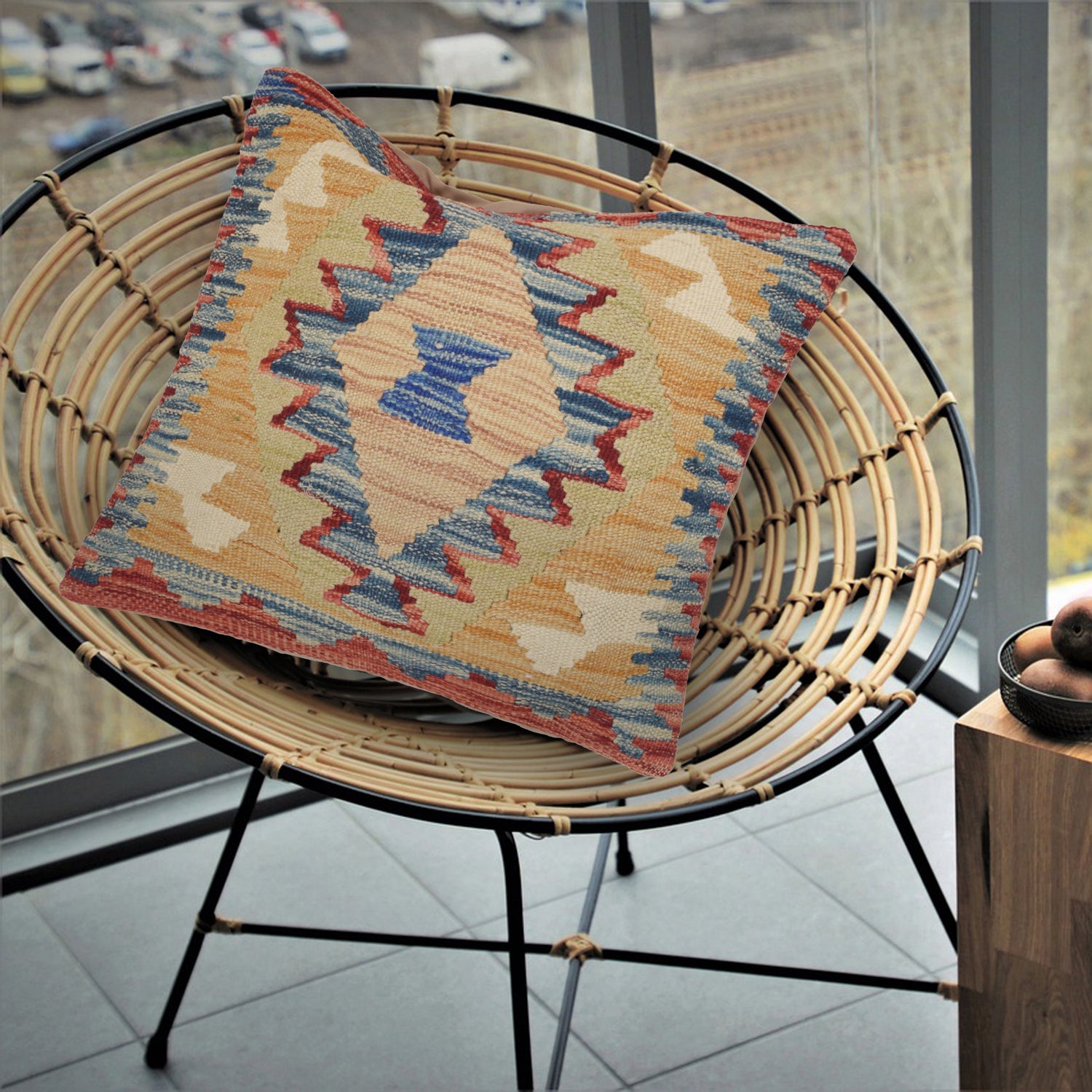 Handmade Kilim Cushion Cover Multi
