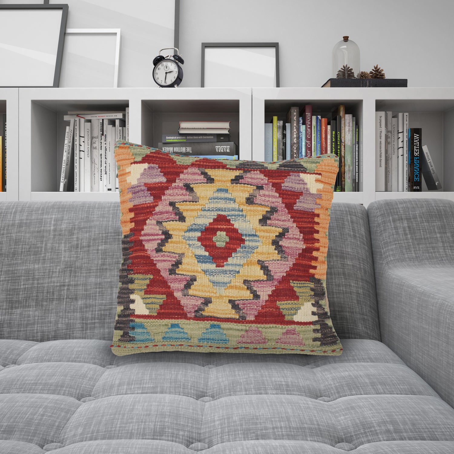 Handmade Kilim Cushion Cover Multi