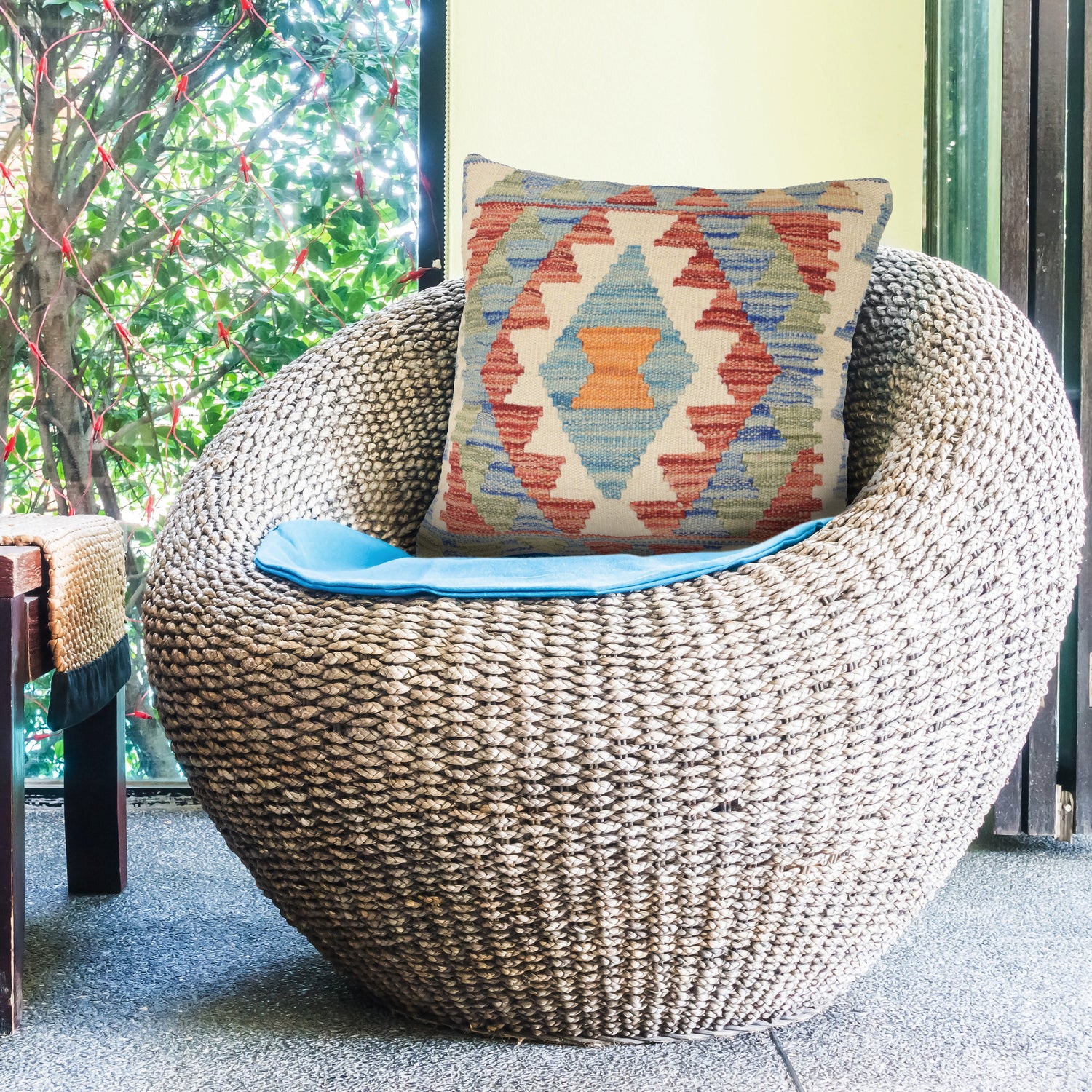 Handmade Kilim Cushion Cover Multi