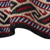 Saghari Kilim Area Rug Handmade Beige Geometric 7x10 ft