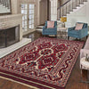 Saghari Kilim Area Rug Handmade Beige Geometric 7x10 ft