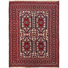 Saghari Kilim Area Rug Handmade Beige Floral 7x10 ft