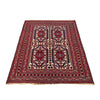 Saghari Kilim Area Rug Handmade Beige Floral 7x10 ft