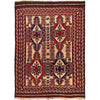 Saghari Kilim Area Rug Handmade Beige Floral 7x10 ft