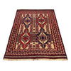Saghari Kilim Area Rug Handmade Beige Floral 7x10 ft