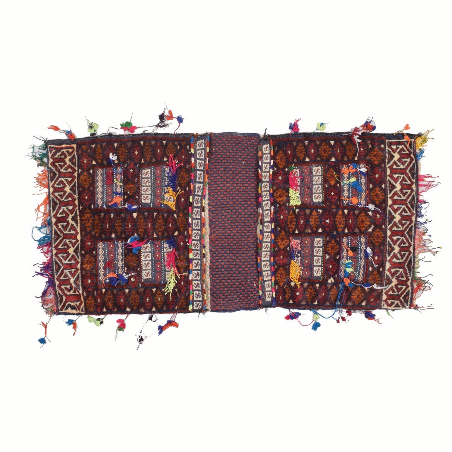 Saddle Bag Handmade Multi Floral 2x3 ft