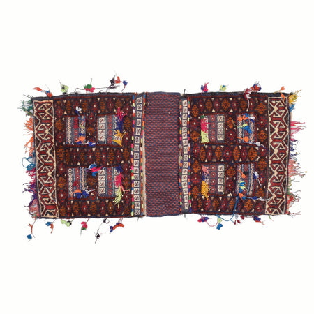 Saddle Bag Handmade Multi Floral 2x3 ft