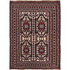 Saghari Kilim Area Rug Handmade Beige Geometric 7x10 ft