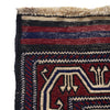Saghari Kilim Area Rug Handmade Beige Geometric 7x10 ft