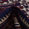 Saghari Kilim Area Rug Handmade Beige Geometric 7x10 ft