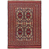 Saghari Kilim Area Rug Handmade Beige Geometric 7x10 ft