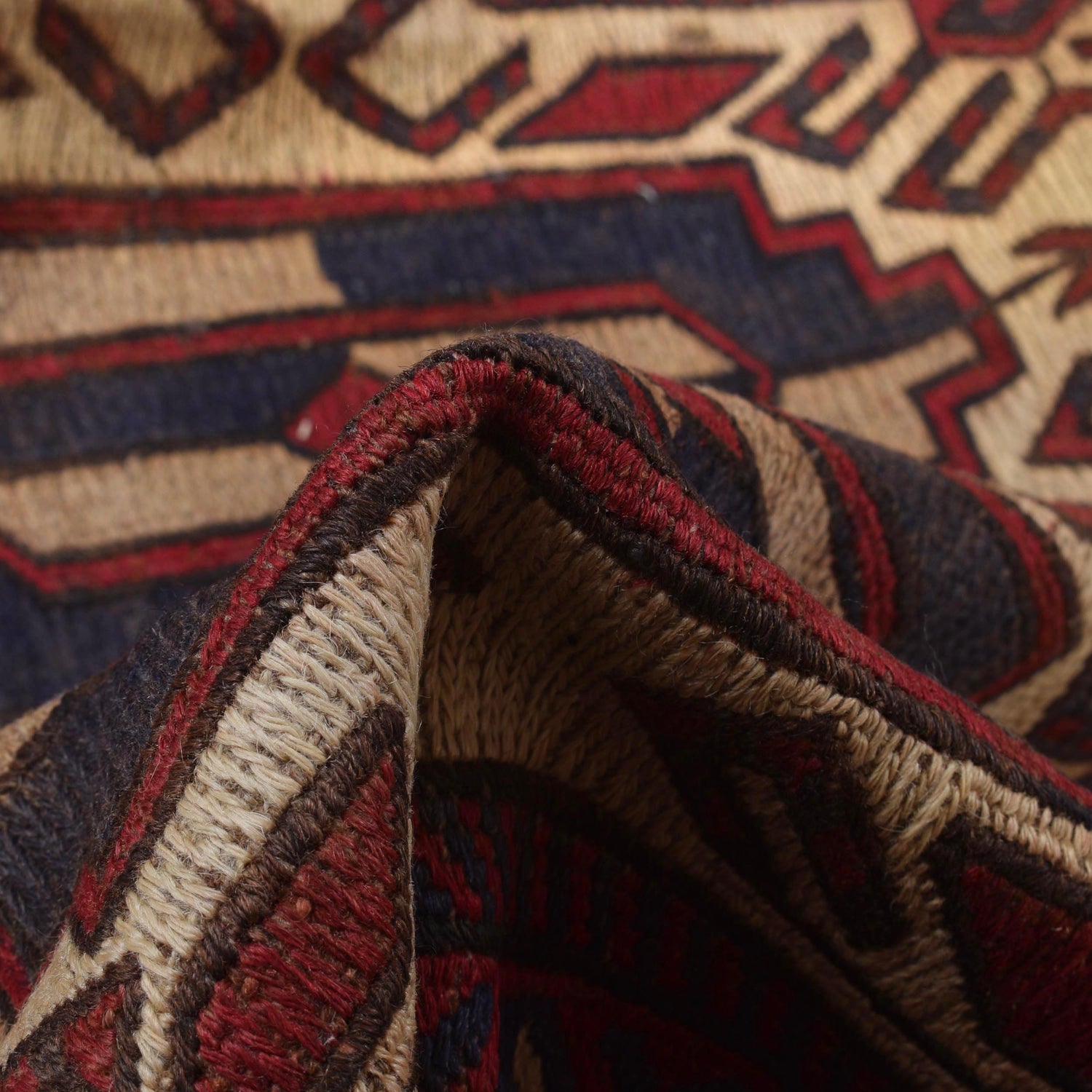 Saghari Kilim Area Rug Handmade Multi Floral 6x9 ft