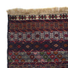 Maliki Kilim Area Rug Handmade Multi Geometric 4x6 ft