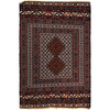 Maliki Kilim Area Rug Handmade Multi Geometric 3x5 ft