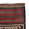 Saghari Kilim Area Rug Handmade Beige Floral 7x10 ft