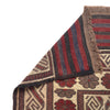 Saghari Kilim Area Rug Handmade Beige Floral 7x10 ft
