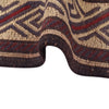 Saghari Kilim Area Rug Handmade Beige Floral 7x10 ft