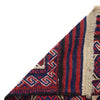 Saghari Kilim Area Rug Handmade Beige Floral 4x6 ft