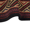 Saghari Kilim Area Rug Handmade Beige Floral 4x6 ft