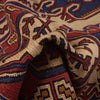Saghari Kilim Area Rug Handmade Beige Floral 4x6 ft