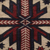 Saghari Kilim Area Rug Handmade Beige Floral 4x6 ft