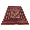 Saghari Kilim Area Rug Handmade Multi Floral 4x7 ft