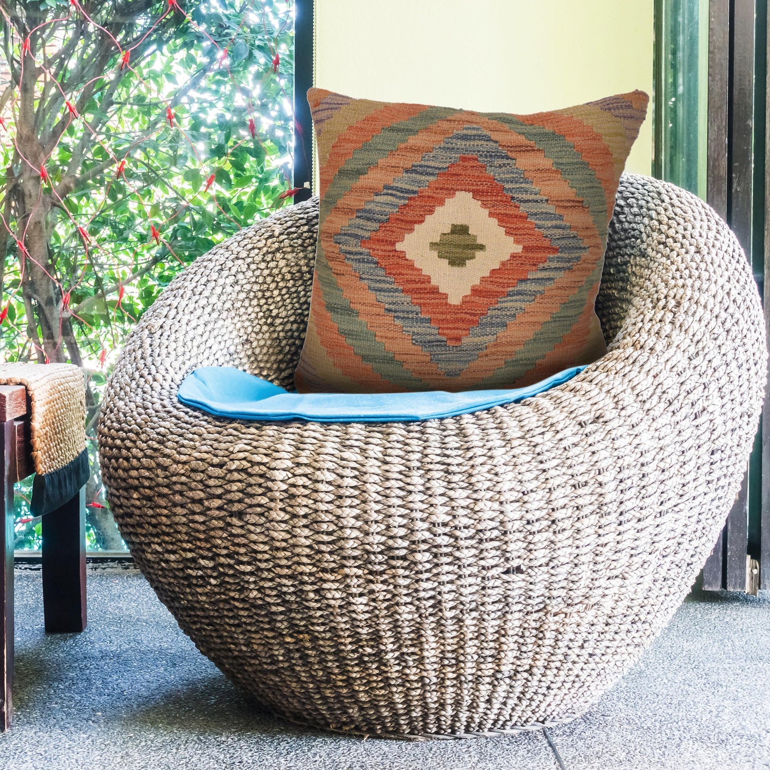 Handmade Kilim Cushion Cover Multi